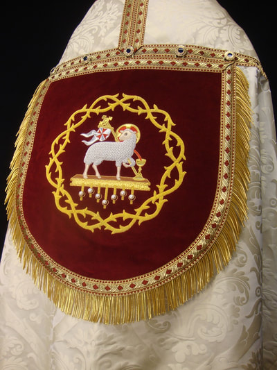 Agnus Dei cope hood