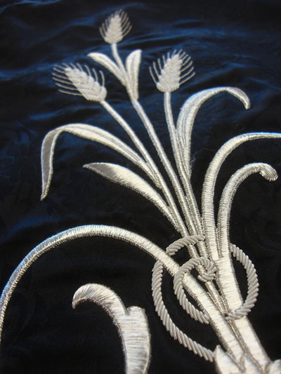 Requiem embroidery detail